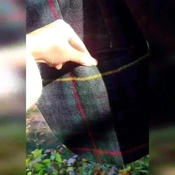 J crew collection green plaid blazer size xs 2 - Picture 7 of 17